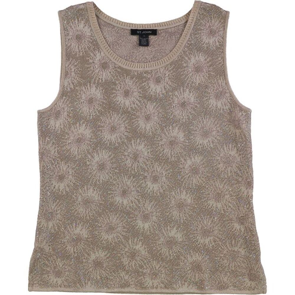 St. John Womens Stellar Gaze Pullover Blouse, NWT